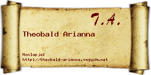Theobald Arianna névjegykártya